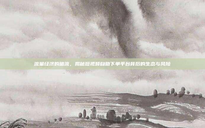 流量经济的暗流，揭秘短视频自助下单平台背后的生态与风险