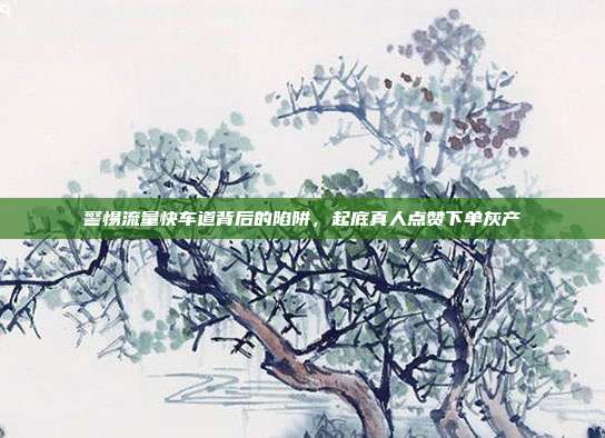 警惕流量快车道背后的陷阱,起底真人点赞下单灰产