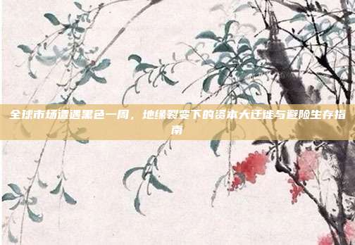 全球市场遭遇黑色一周，地缘裂变下的资本大迁徙与避险生存指南