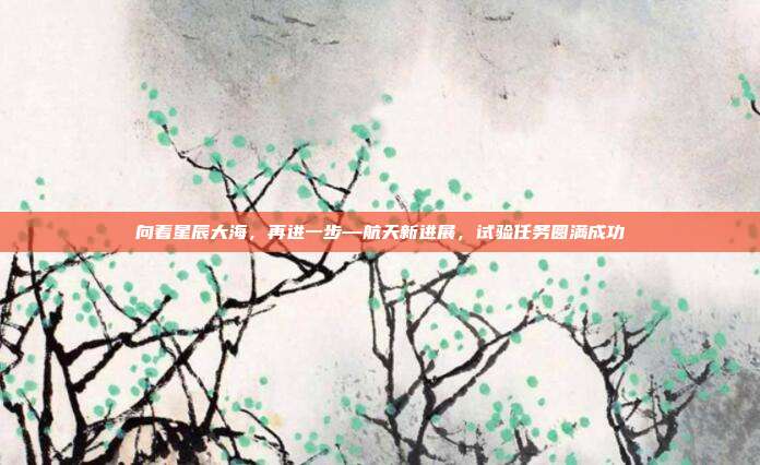 向着星辰大海，再进一步—航天新进展，试验任务圆满成功