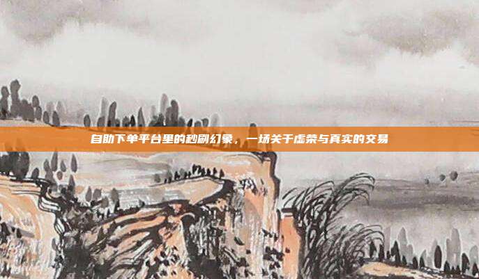自助下单平台里的秒刷幻象，一场关于虚荣与真实的交易