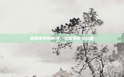 梳理事件时间线，完整还原全过程