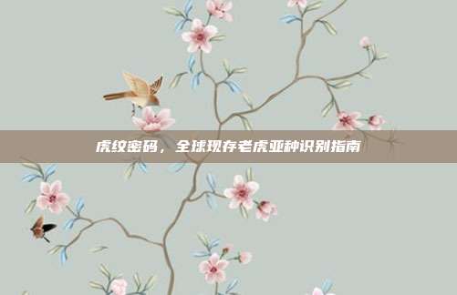 虎纹密码，全球现存老虎亚种识别指南
