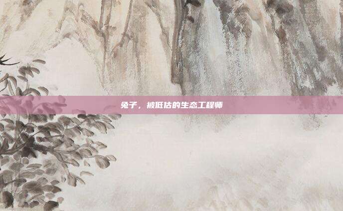 兔子，被低估的生态工程师