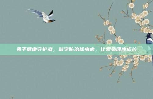 兔子健康守护战，科学防治球虫病，让爱兔健康成长