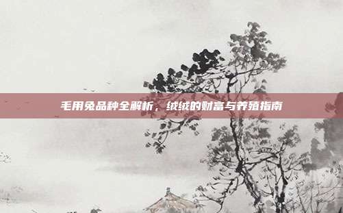 毛用兔品种全解析，绒绒的财富与养殖指南