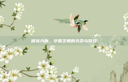 御龙九章，华夏王朝的天命与符咒