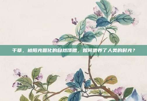 干草，被阳光固化的自然馈赠，如何喂养了人类的时光？