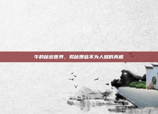 牛的秘密世界，揭秘那些不为人知的真相