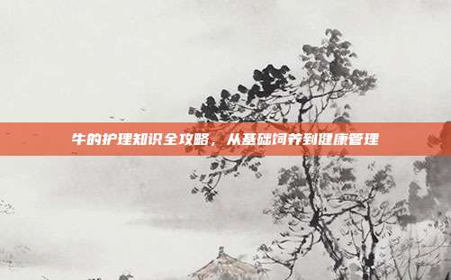 牛的护理知识全攻略，从基础饲养到健康管理