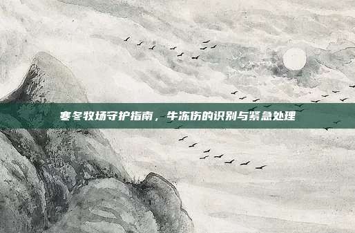 寒冬牧场守护指南，牛冻伤的识别与紧急处理