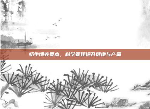 奶牛饲养要点，科学管理提升健康与产量