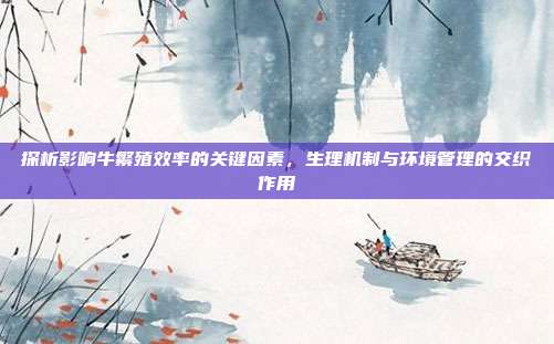 探析影响牛繁殖效率的关键因素,生理机制与环境管理的交织作用