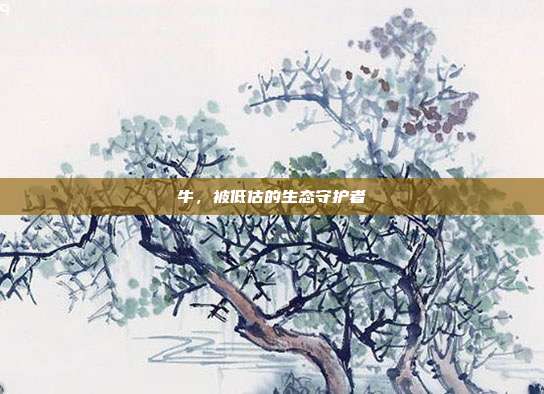 牛，被低估的生态守护者