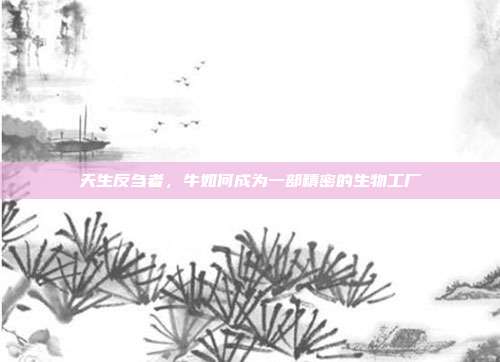 天生反刍者，牛如何成为一部精密的生物工厂
