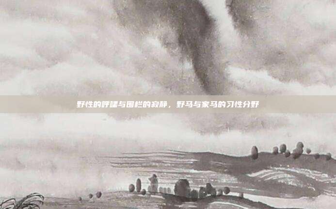 野性的呼啸与围栏的寂静，野马与家马的习性分野