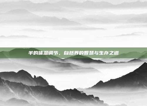羊的体温调节，自然界的智慧与生存之道