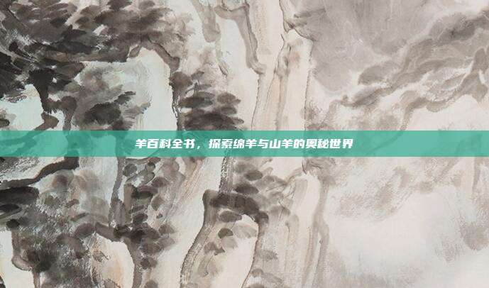 羊百科全书，探索绵羊与山羊的奥秘世界