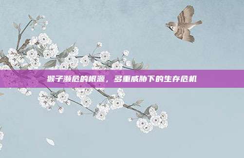 猴子濒危的根源，多重威胁下的生存危机