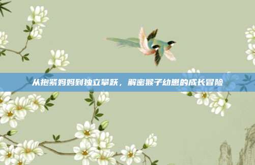 从抱紧妈妈到独立攀跃，解密猴子幼崽的成长冒险