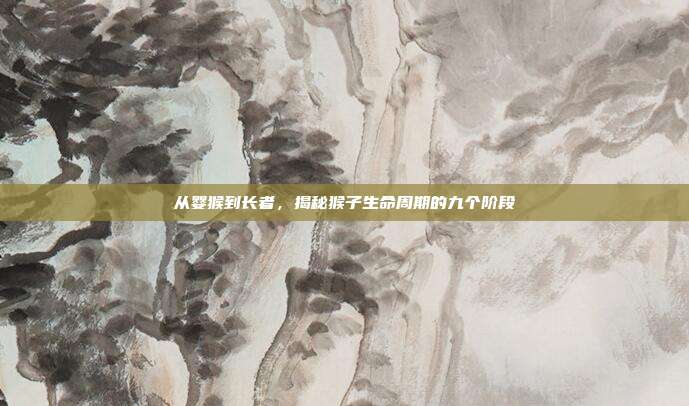 从婴猴到长者，揭秘猴子生命周期的九个阶段