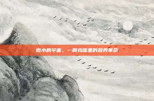 微小的宇宙，一颗鸡蛋里的营养革命