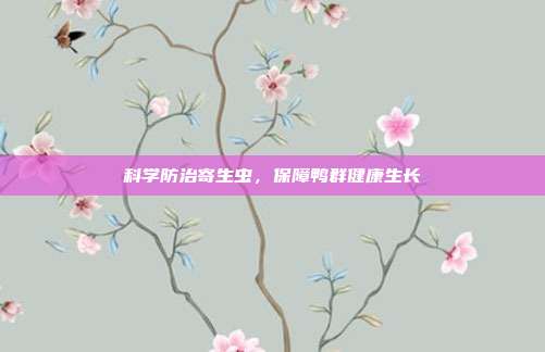 科学防治寄生虫，保障鸭群健康生长