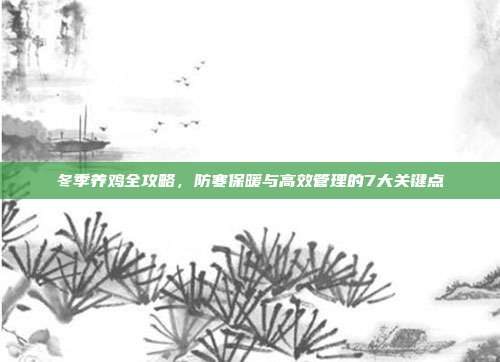 冬季养鸡全攻略，防寒保暖与高效管理的7大关键点