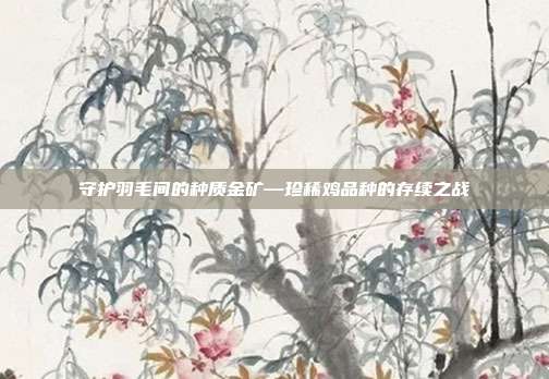 守护羽毛间的种质金矿—珍稀鸡品种的存续之战