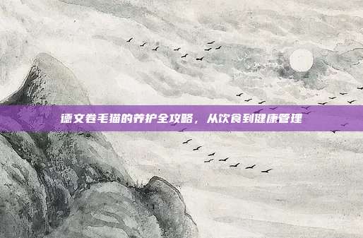 德文卷毛猫的养护全攻略，从饮食到健康管理