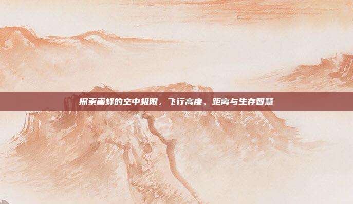 探索蜜蜂的空中极限，飞行高度、距离与生存智慧