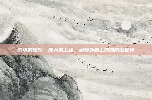 微小的翅膀，庞大的工程，蜜蜂外勤工作的精密世界