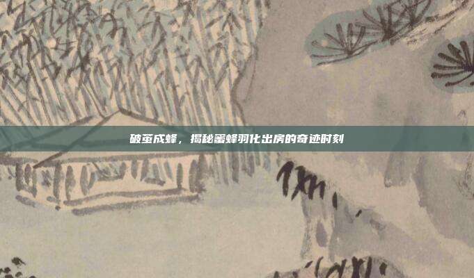 破茧成蜂，揭秘蜜蜂羽化出房的奇迹时刻