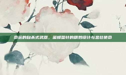 命运的自杀式武器，蜜蜂蛰针的精妙设计与悲壮使命