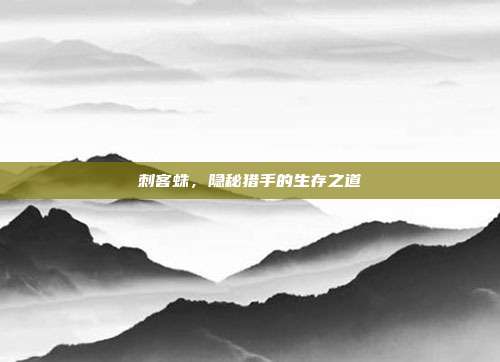 刺客蛛，隐秘猎手的生存之道