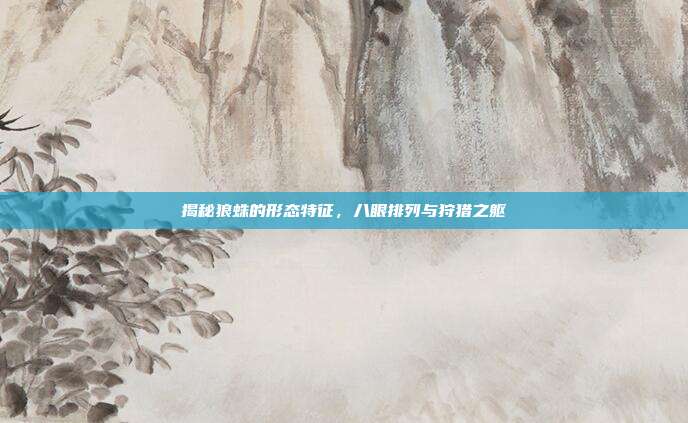 揭秘狼蛛的形态特征，八眼排列与狩猎之躯
