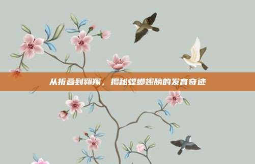 从折叠到翱翔，揭秘螳螂翅膀的发育奇迹