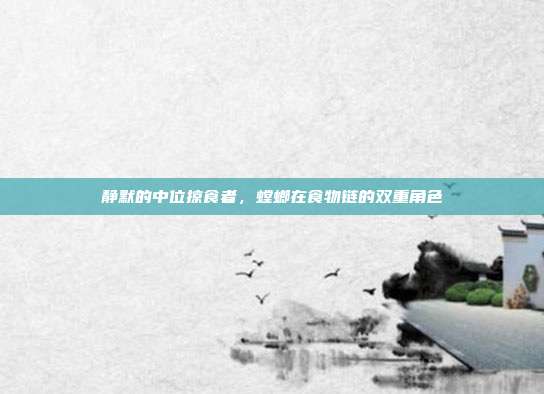 静默的中位掠食者，螳螂在食物链的双重角色