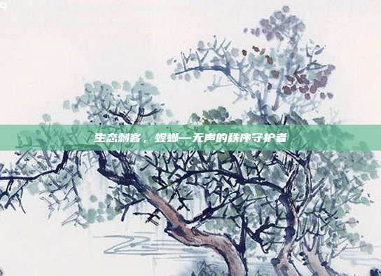 生态刺客，螳螂—无声的秩序守护者