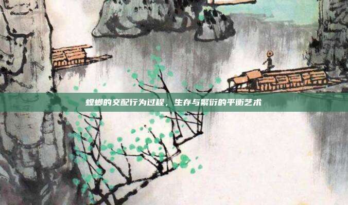 螳螂的交配行为过程，生存与繁衍的平衡艺术