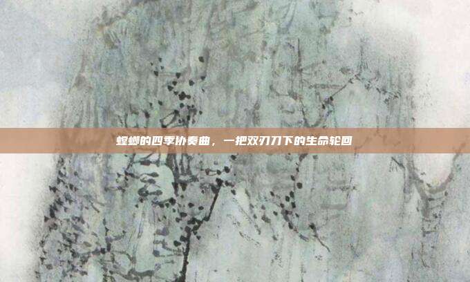 螳螂的四季协奏曲，一把双刃刀下的生命轮回