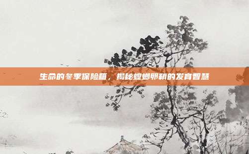 生命的冬季保险箱，揭秘螳螂卵鞘的发育智慧