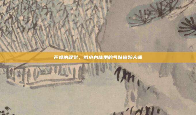 苍蝇的嗅觉，微小身体里的气味追踪大师
