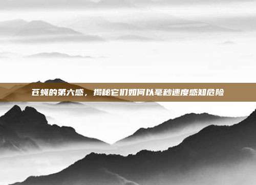 苍蝇的第六感，揭秘它们如何以毫秒速度感知危险