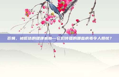苍蝇，被低估的健康威胁—它们传播的哪些病毒令人担忧？
