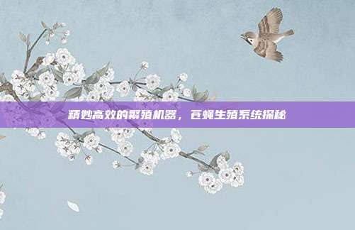 精妙高效的繁殖机器，苍蝇生殖系统探秘