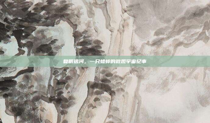复眼银河，一只蟋蟀的微观宇宙纪事