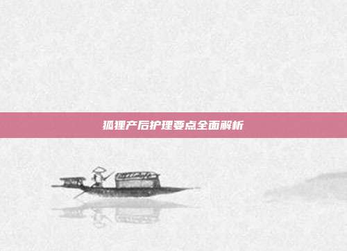 狐狸产后护理要点全面解析