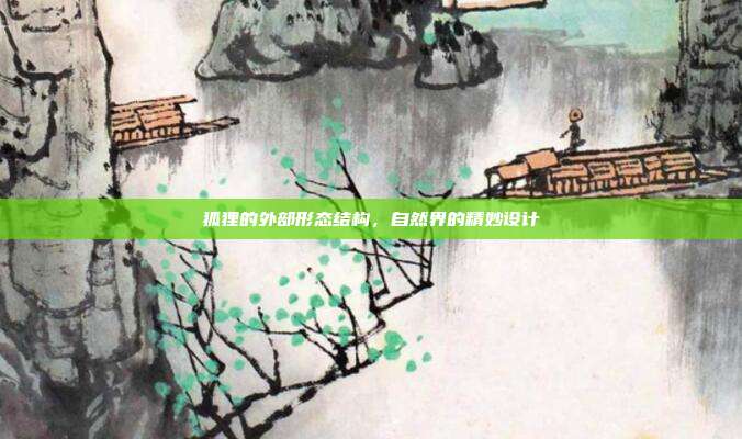狐狸的外部形态结构，自然界的精妙设计