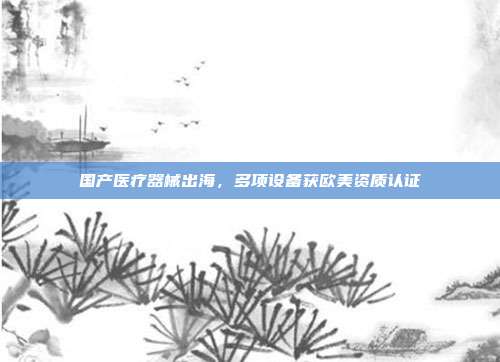 国产医疗器械出海，多项设备获欧美资质认证